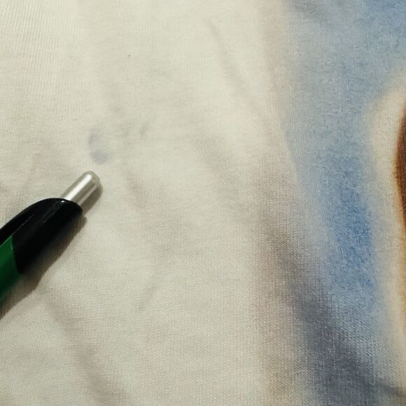 Urban Outfitters CHNGE Exclusive Shirt Sz L All Dogs Go To Heaven Airbrush - Picture 8 of 11